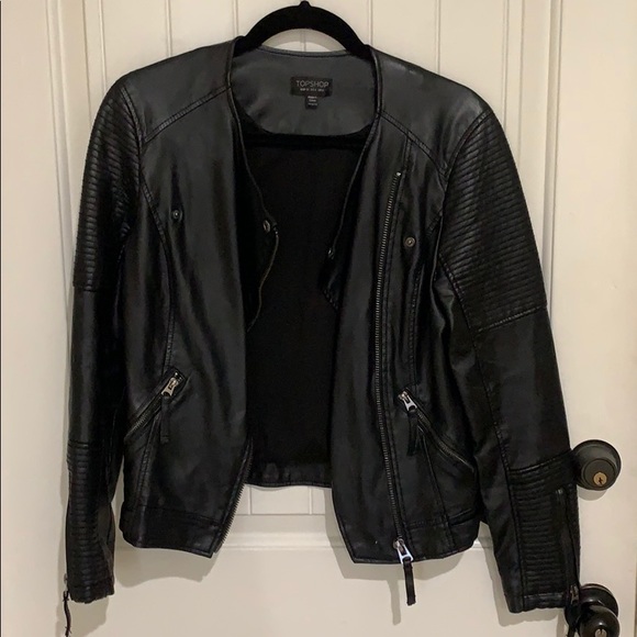 Topshop Jackets & Blazers - Topshop leather jacket